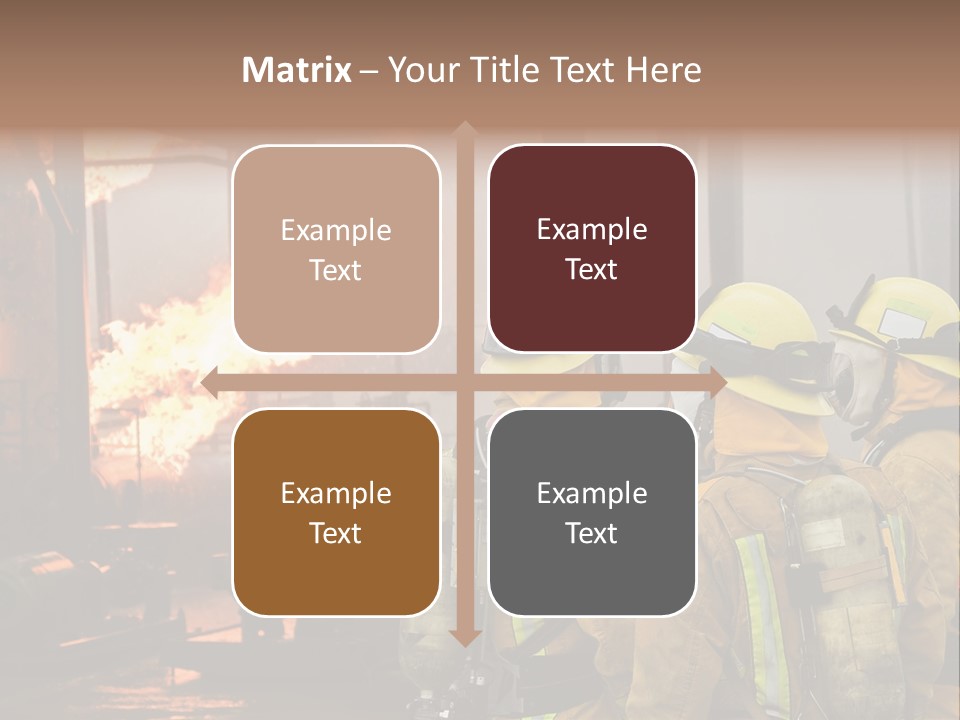 Exploding Analyze Occupation PowerPoint Template