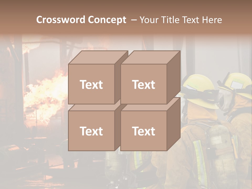 Exploding Analyze Occupation PowerPoint Template
