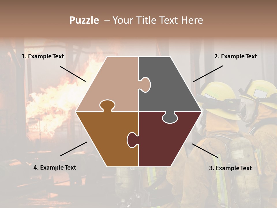 Exploding Analyze Occupation PowerPoint Template