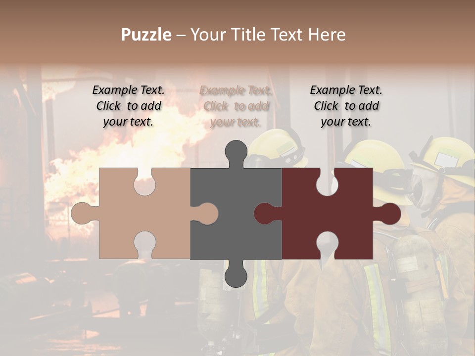 Exploding Analyze Occupation PowerPoint Template