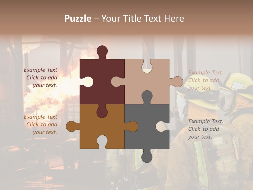 Exploding Analyze Occupation PowerPoint Template