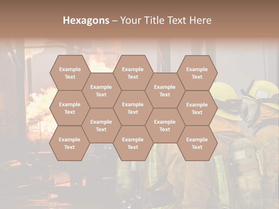 Exploding Analyze Occupation PowerPoint Template