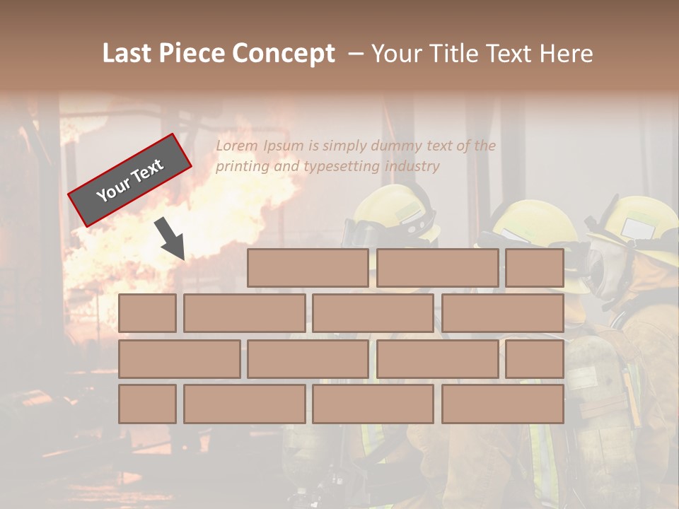 Exploding Analyze Occupation PowerPoint Template