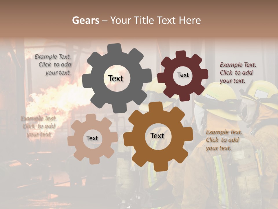 Exploding Analyze Occupation PowerPoint Template