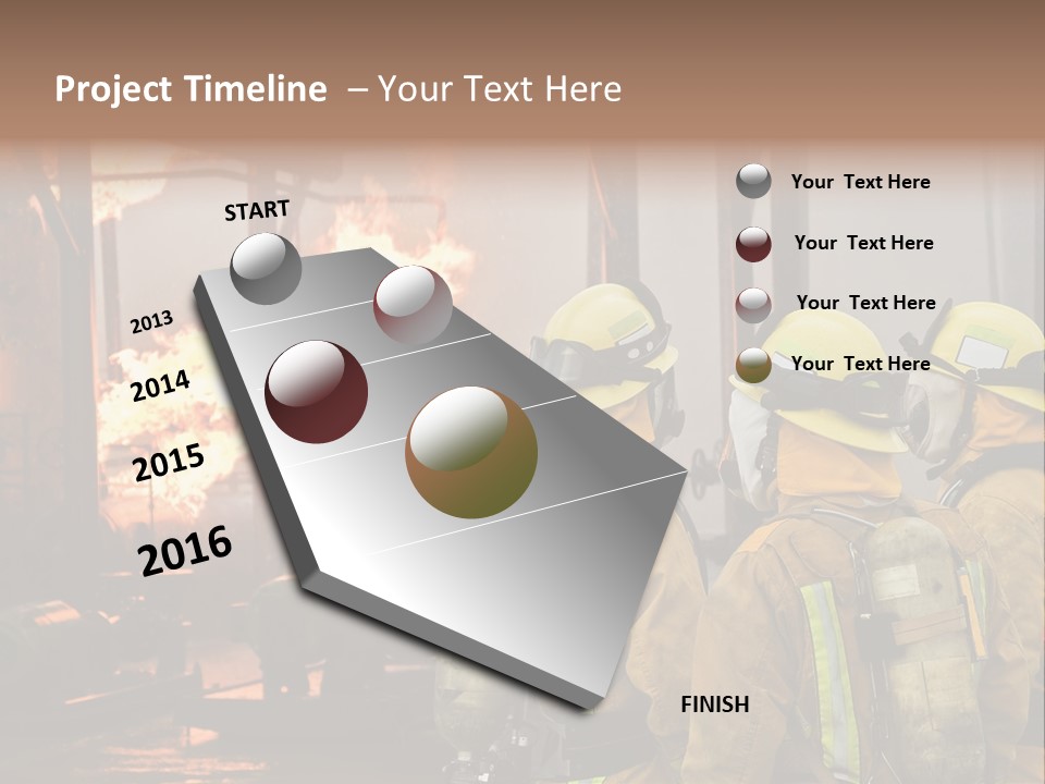 Exploding Analyze Occupation PowerPoint Template
