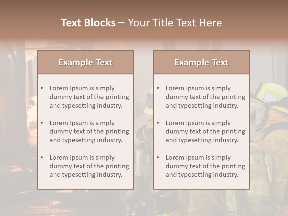 Exploding Analyze Occupation PowerPoint Template