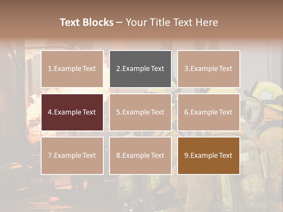 Exploding Analyze Occupation PowerPoint Template