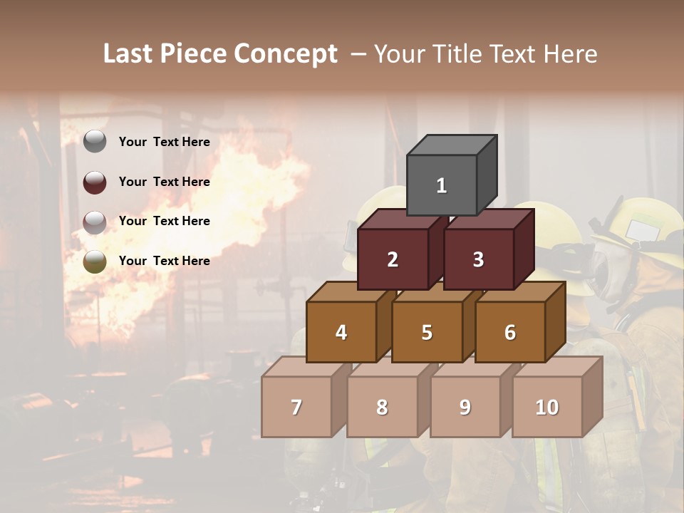 Exploding Analyze Occupation PowerPoint Template