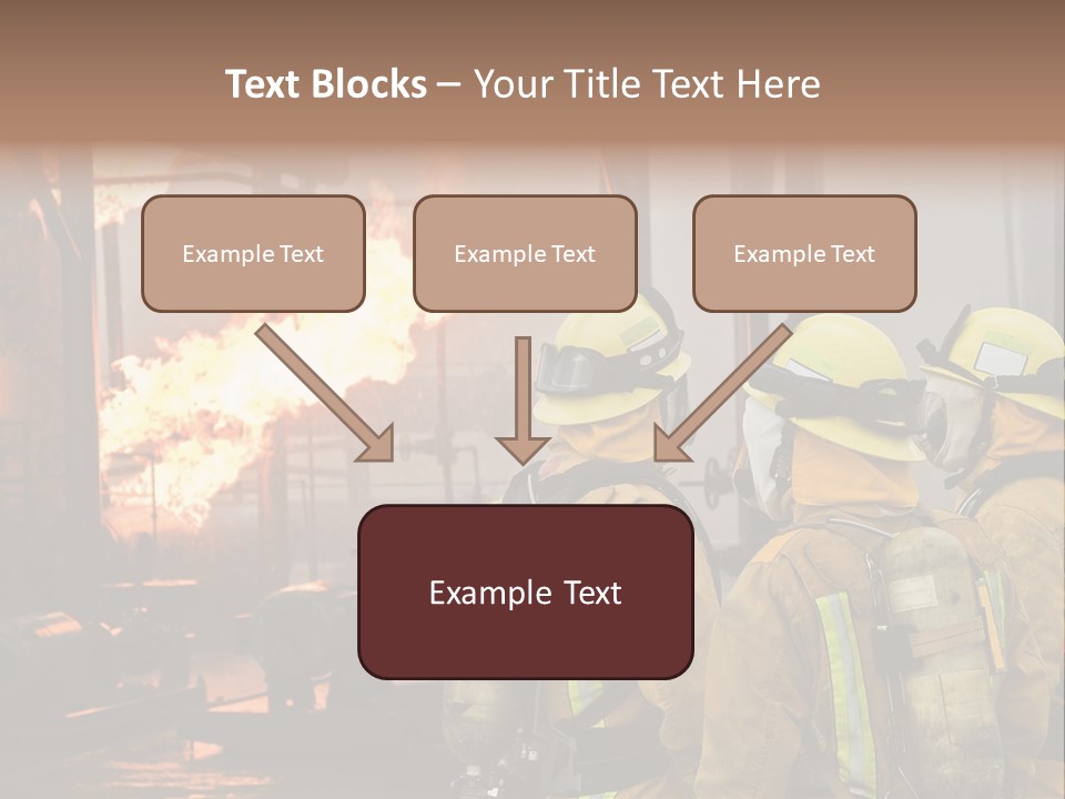 Exploding Analyze Occupation PowerPoint Template