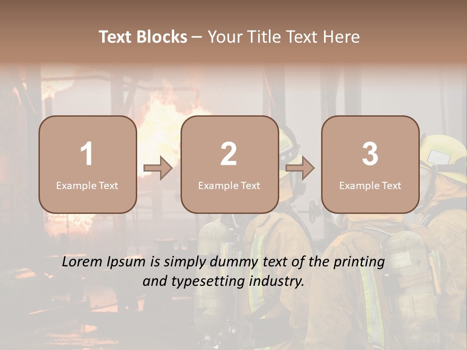 Exploding Analyze Occupation PowerPoint Template