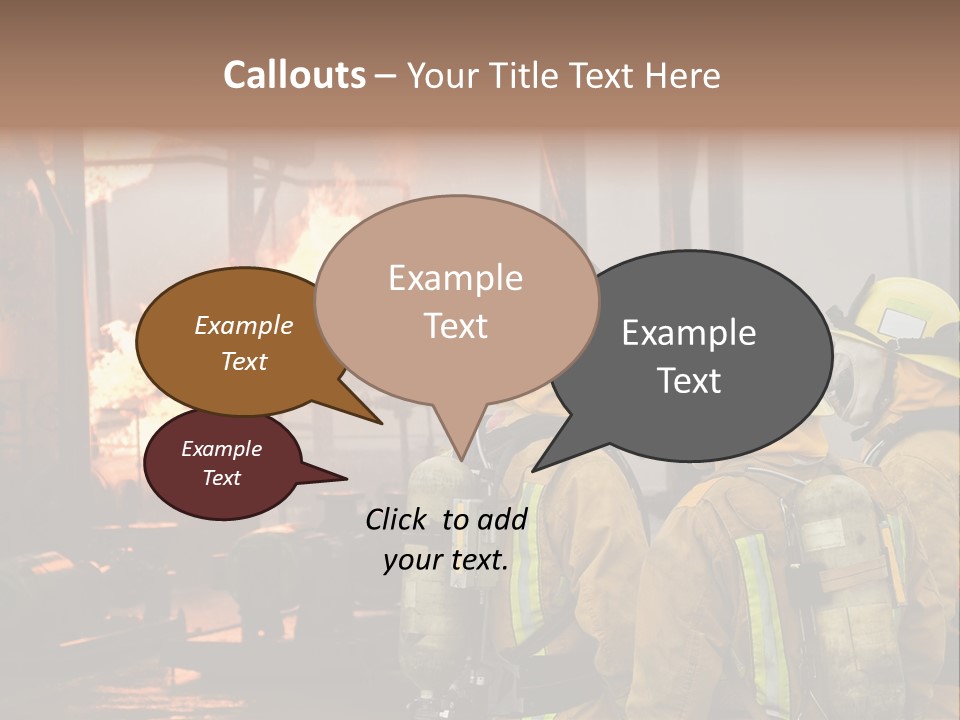 Exploding Analyze Occupation PowerPoint Template