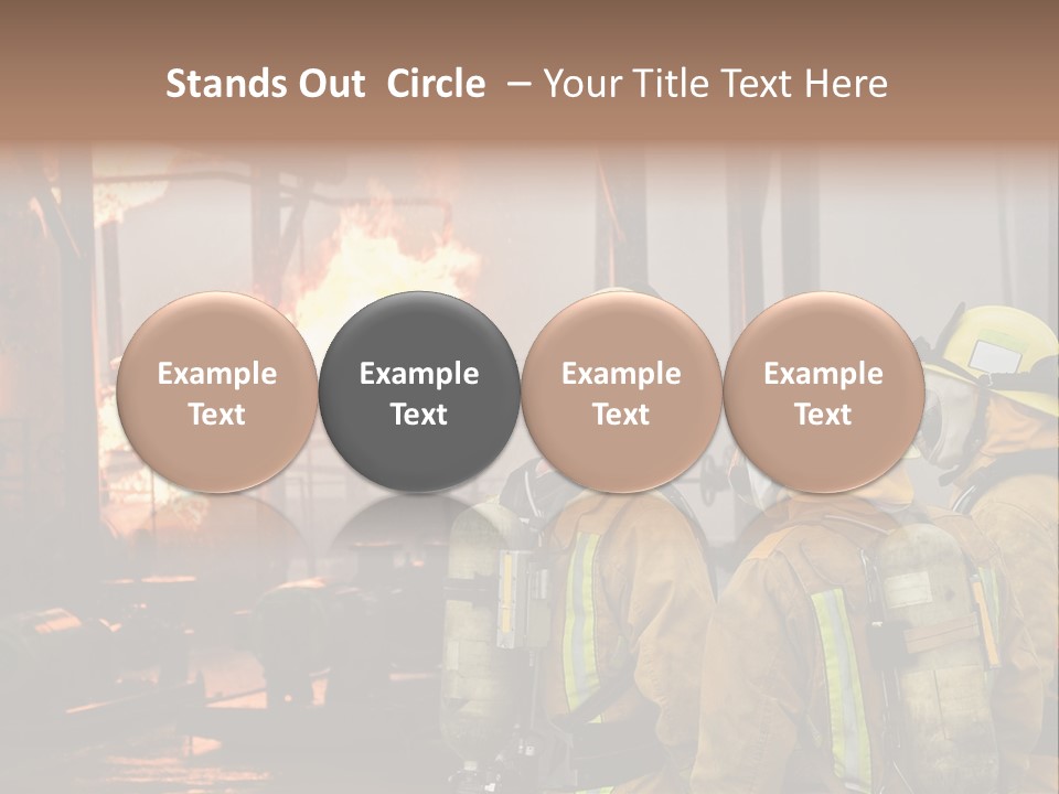 Exploding Analyze Occupation PowerPoint Template