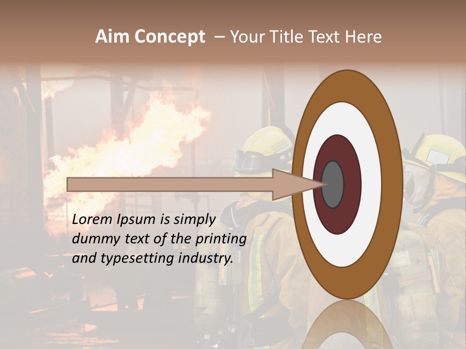 Exploding Analyze Occupation PowerPoint Template