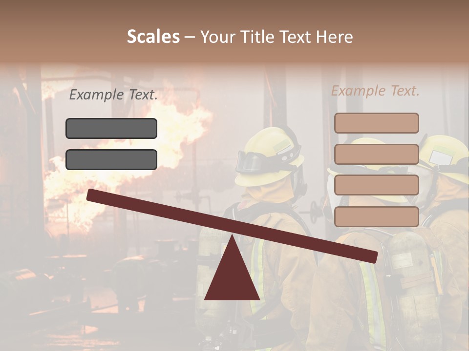 Exploding Analyze Occupation PowerPoint Template