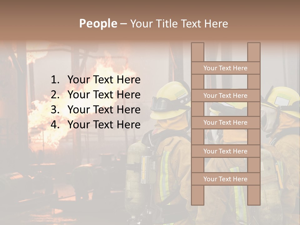 Exploding Analyze Occupation PowerPoint Template