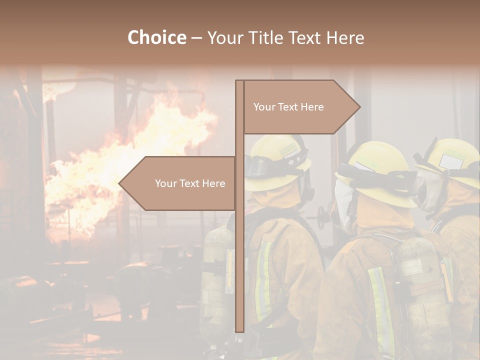 Exploding Analyze Occupation PowerPoint Template