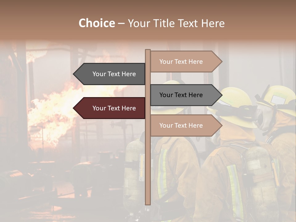 Exploding Analyze Occupation PowerPoint Template