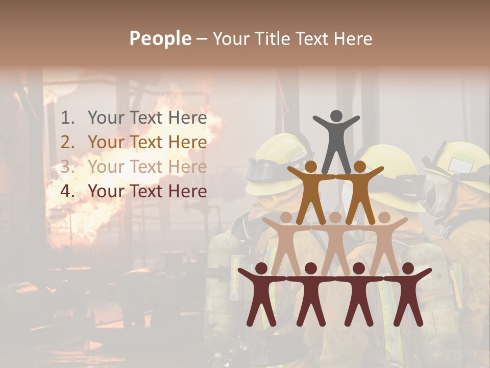 Exploding Analyze Occupation PowerPoint Template