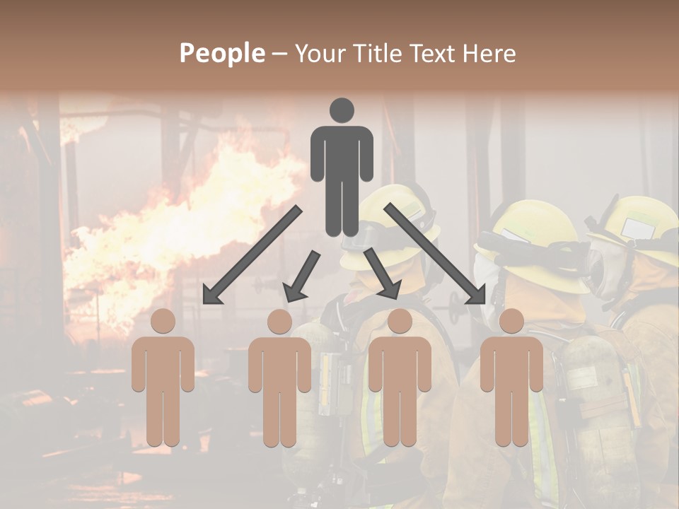 Exploding Analyze Occupation PowerPoint Template