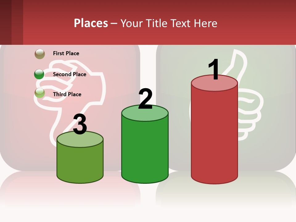 Evaluation Bad Thumb PowerPoint Template