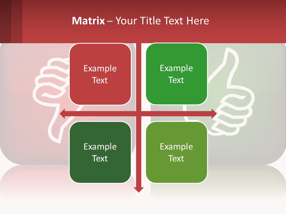 Evaluation Bad Thumb PowerPoint Template