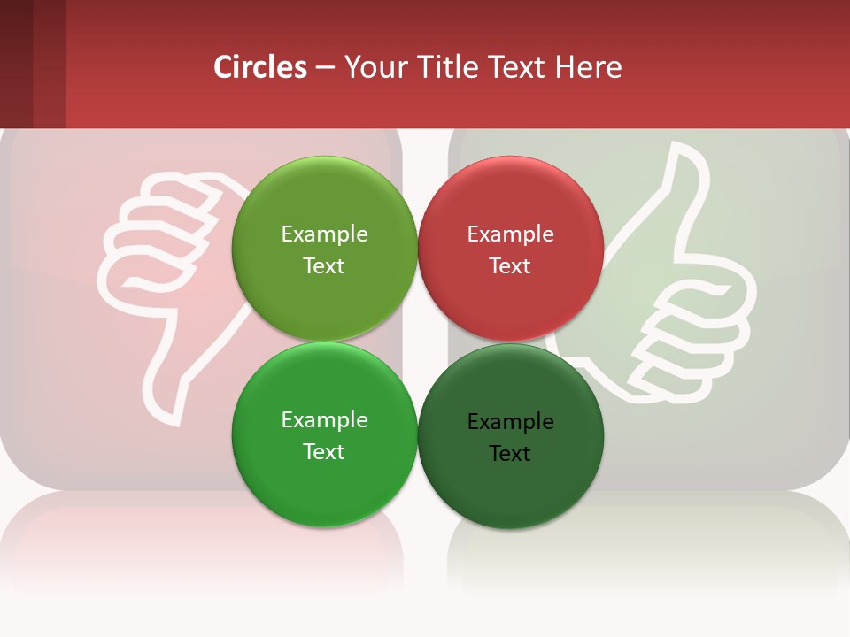 Evaluation Bad Thumb PowerPoint Template