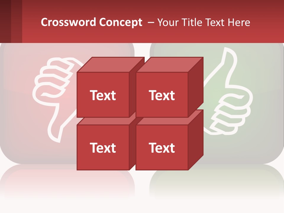 Evaluation Bad Thumb PowerPoint Template