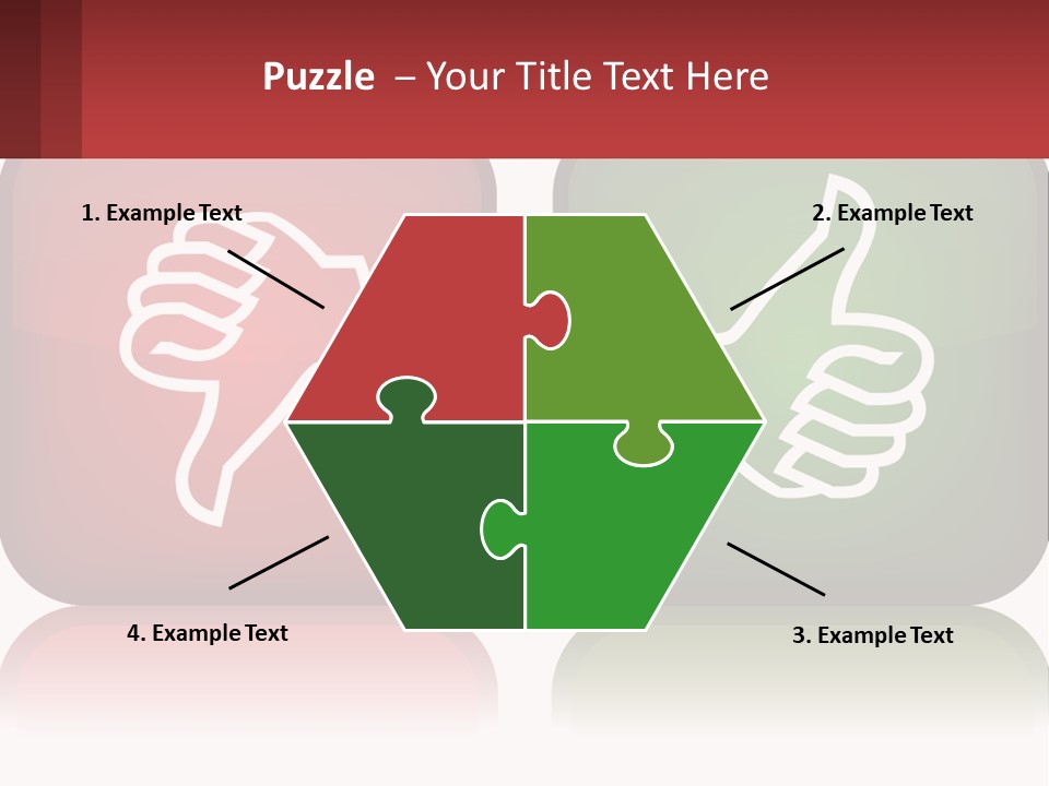 Evaluation Bad Thumb PowerPoint Template