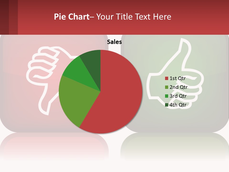Evaluation Bad Thumb PowerPoint Template
