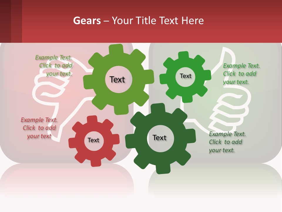 Evaluation Bad Thumb PowerPoint Template