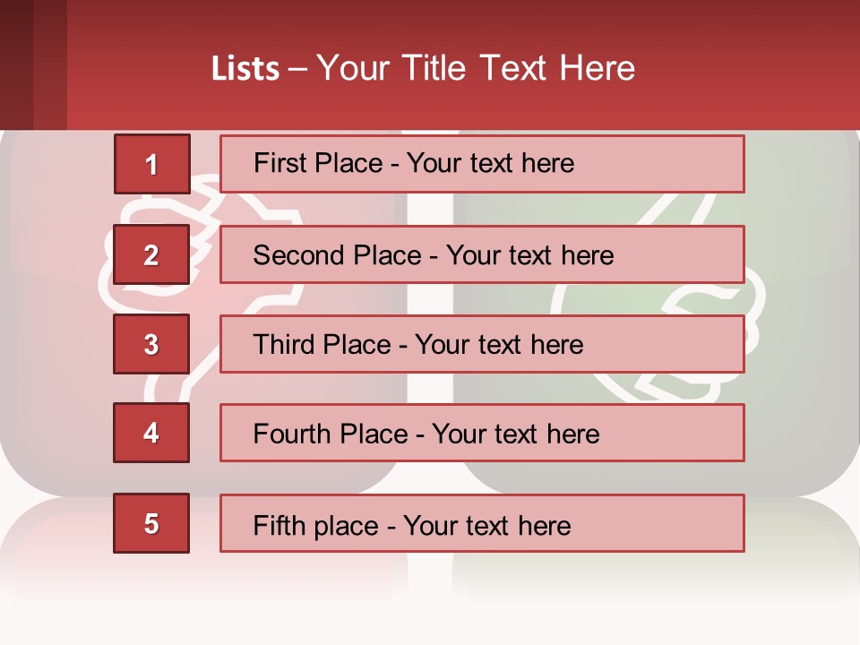 Evaluation Bad Thumb PowerPoint Template