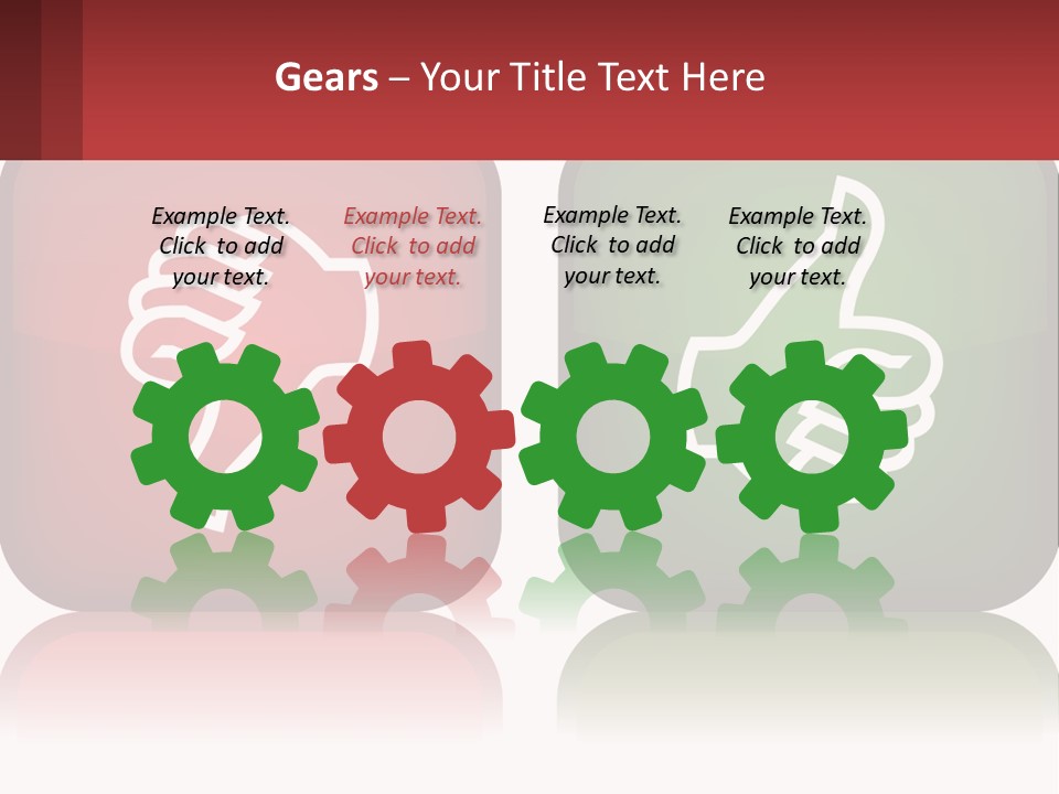 Evaluation Bad Thumb PowerPoint Template