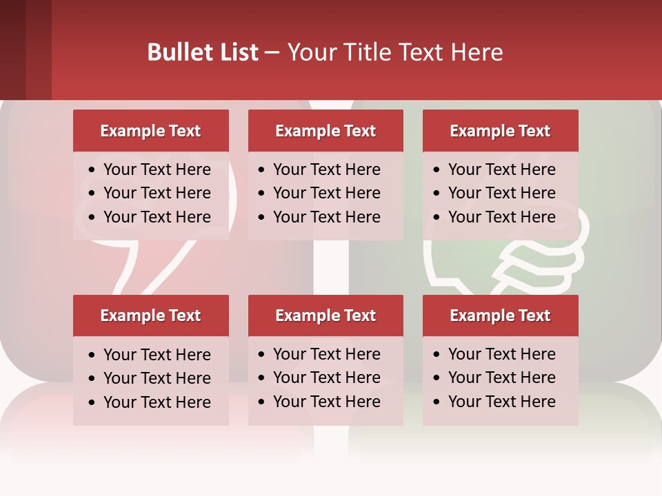 Evaluation Bad Thumb PowerPoint Template
