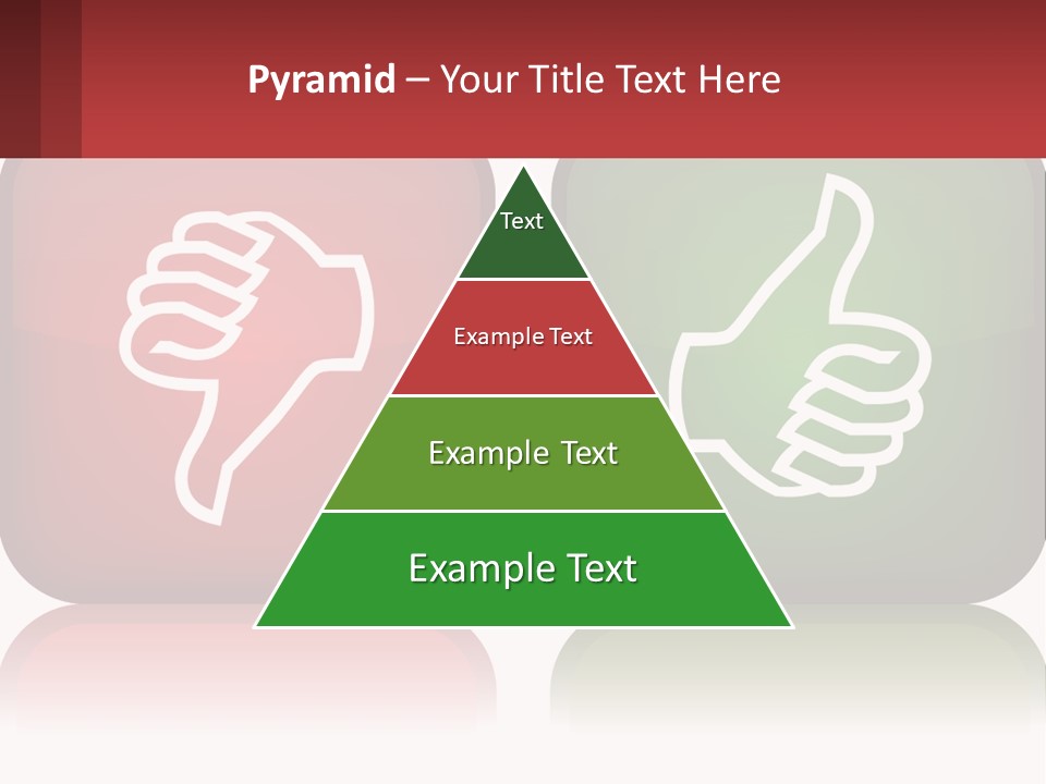 Evaluation Bad Thumb PowerPoint Template