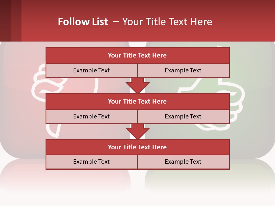 Evaluation Bad Thumb PowerPoint Template