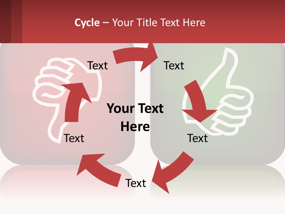 Evaluation Bad Thumb PowerPoint Template