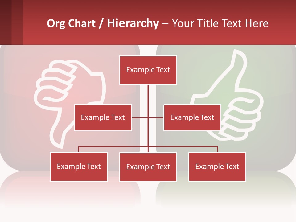 Evaluation Bad Thumb PowerPoint Template