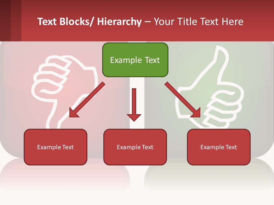 Evaluation Bad Thumb PowerPoint Template