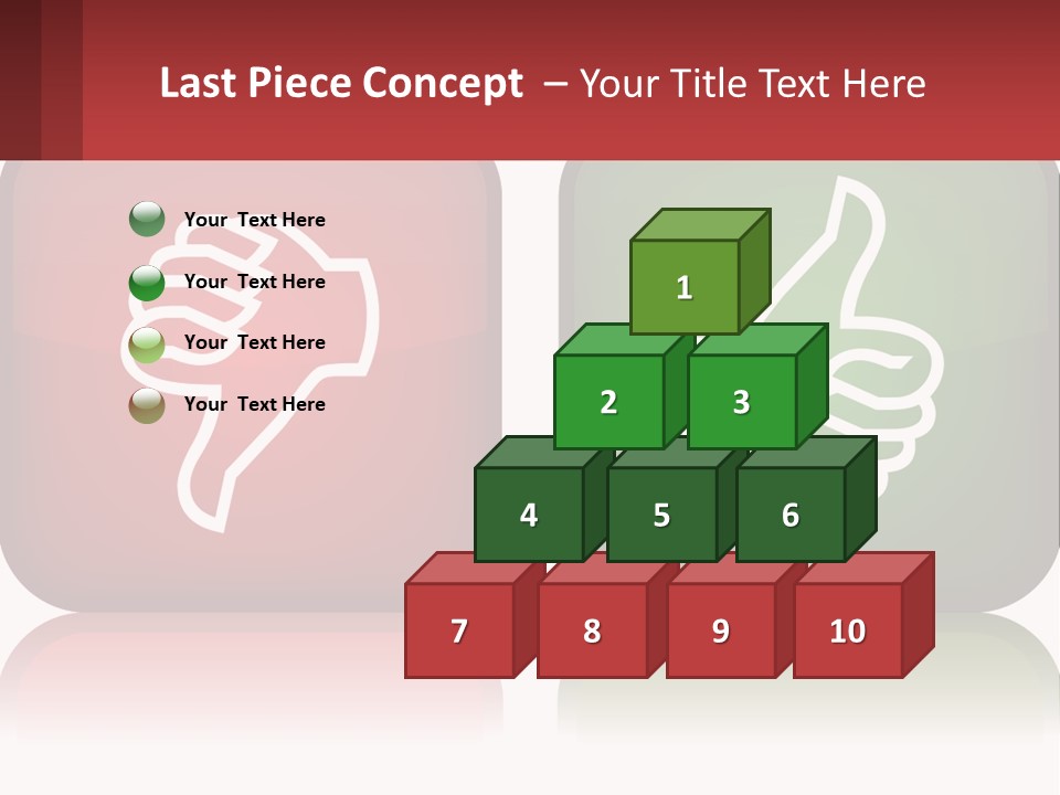 Evaluation Bad Thumb PowerPoint Template