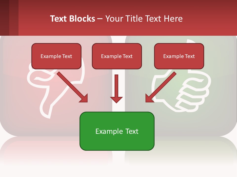 Evaluation Bad Thumb PowerPoint Template