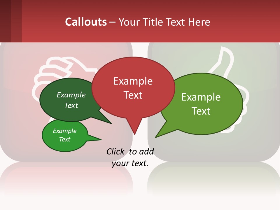Evaluation Bad Thumb PowerPoint Template