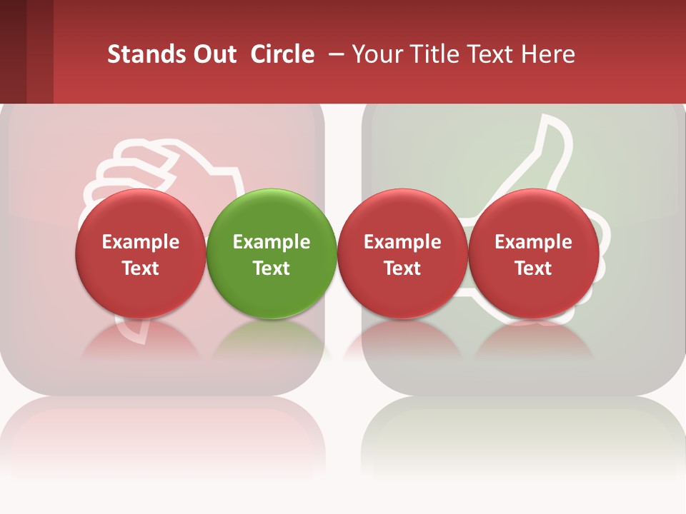 Evaluation Bad Thumb PowerPoint Template