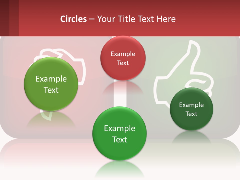 Evaluation Bad Thumb PowerPoint Template