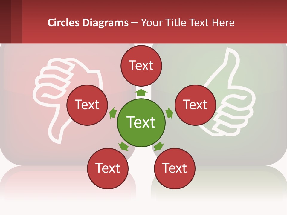 Evaluation Bad Thumb PowerPoint Template