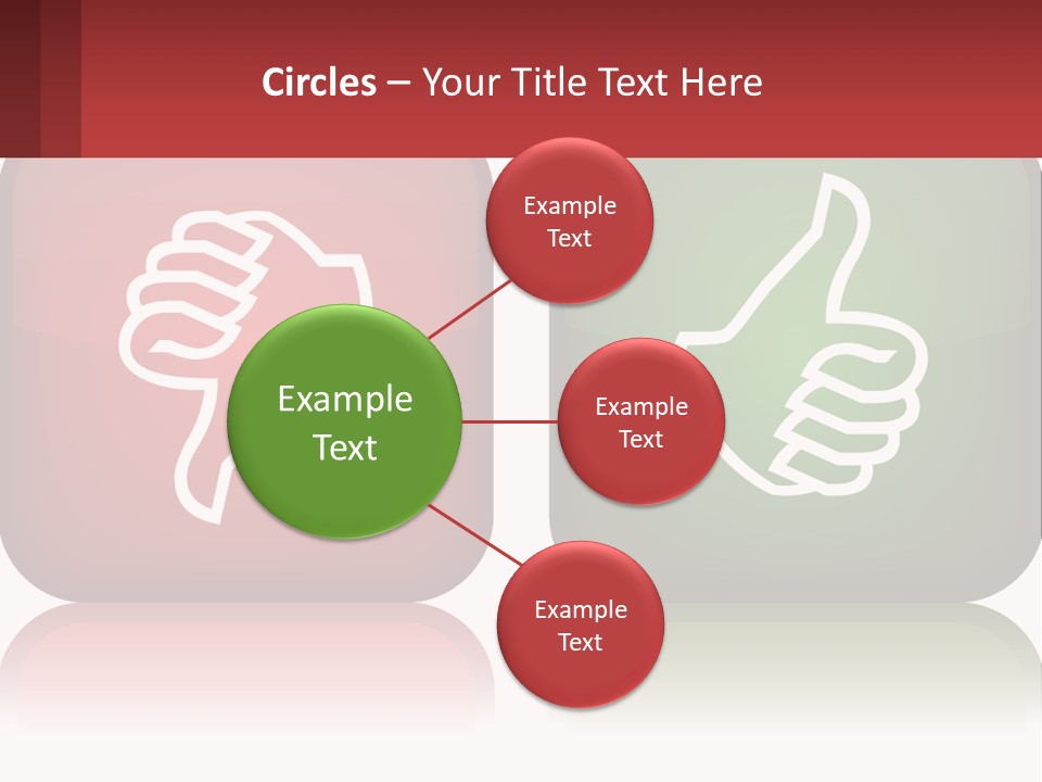 Evaluation Bad Thumb PowerPoint Template