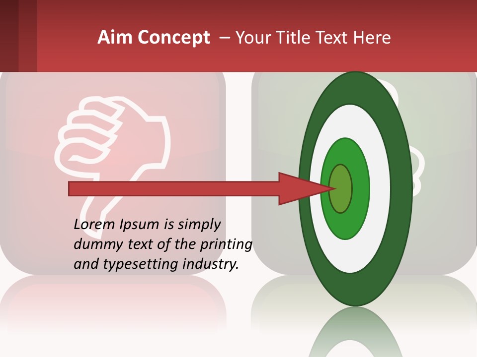 Evaluation Bad Thumb PowerPoint Template