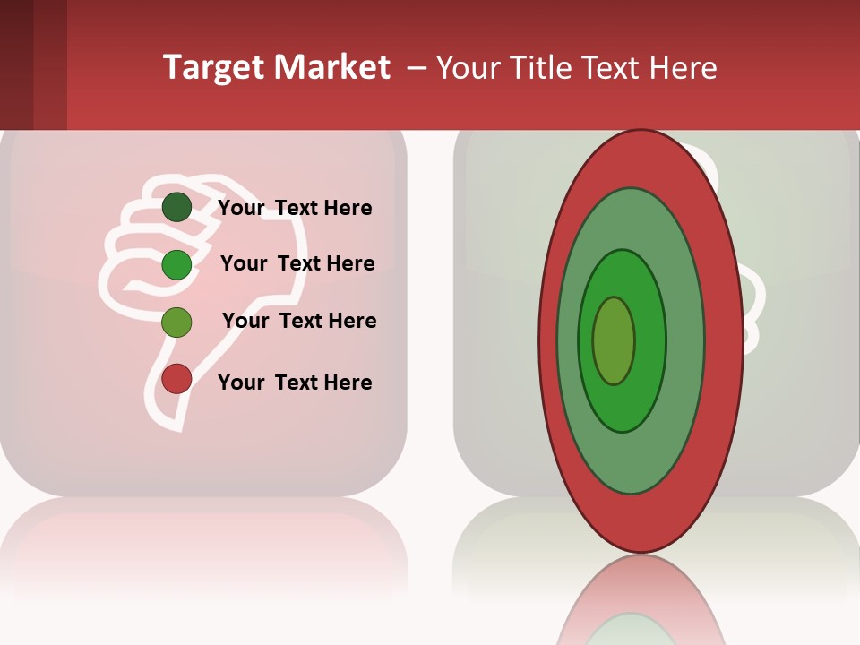 Evaluation Bad Thumb PowerPoint Template