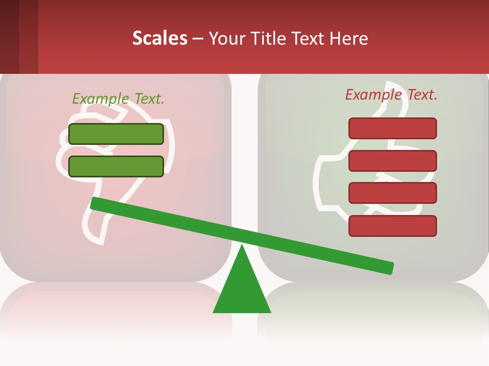 Evaluation Bad Thumb PowerPoint Template