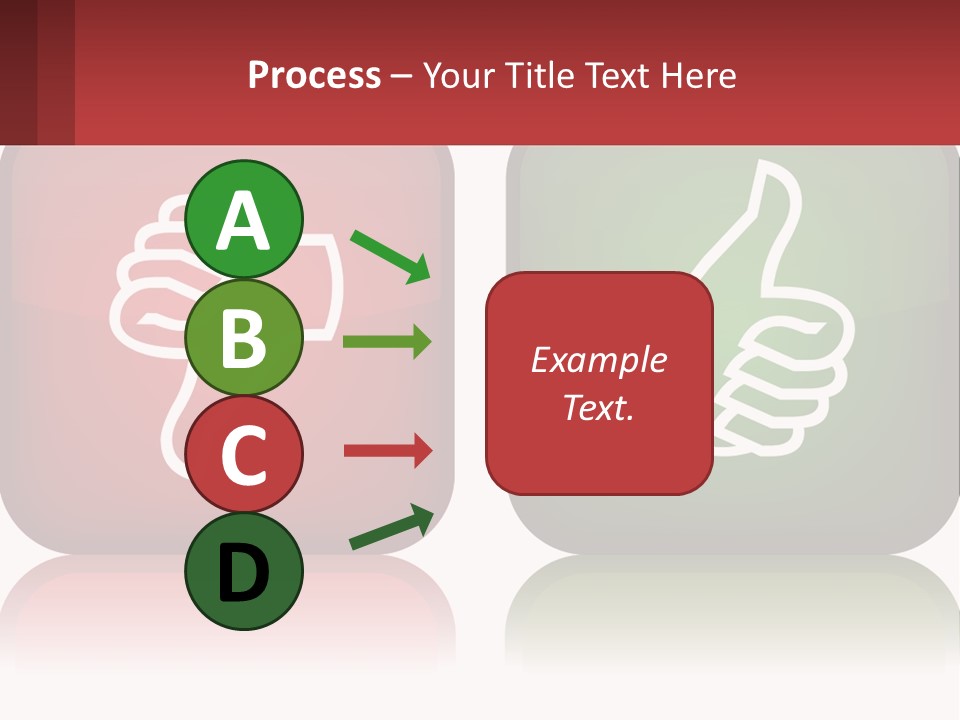 Evaluation Bad Thumb PowerPoint Template