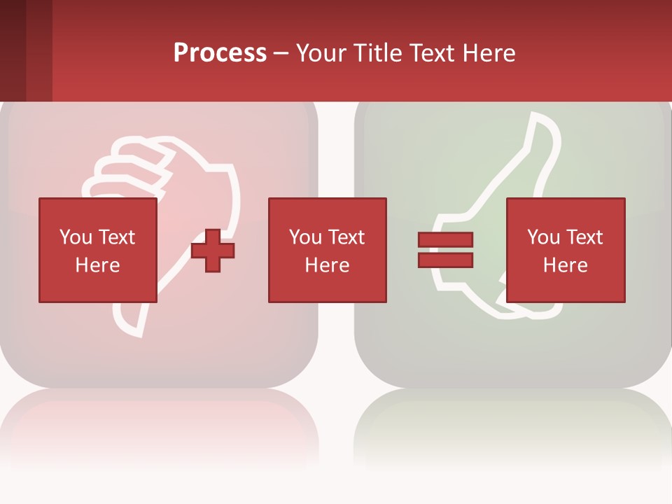 Evaluation Bad Thumb PowerPoint Template